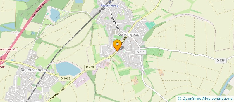 localisation de l'entreprise SCI LES MARRONNIERS  ROPPENHEIM