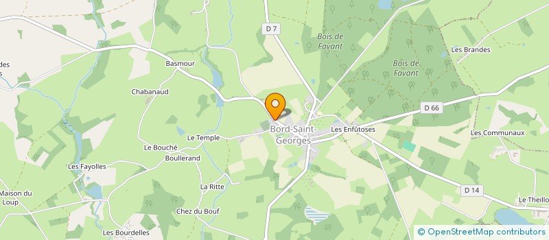 localisation de l'entreprise SCI LES MARRONNIERS à BORD-SAINT-GEORGES