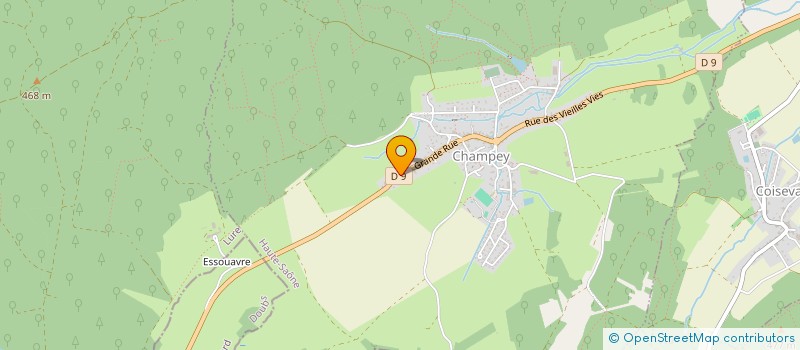 localisation de l'entreprise SCI LES MARRONNIERS  CHAMPEY