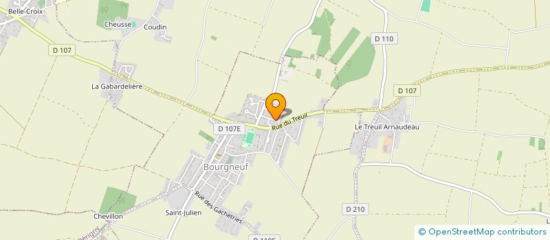 localisation de l'entreprise SCI LES MARRONNIERS  BOURGNEUF