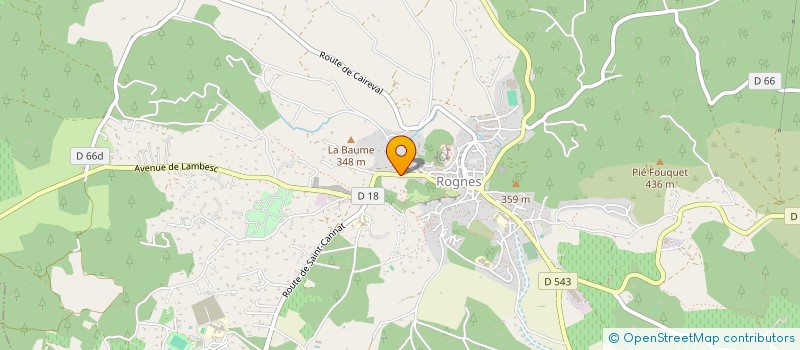 localisation de l'entreprise SCI LES MARRONNIERS  ROGNES