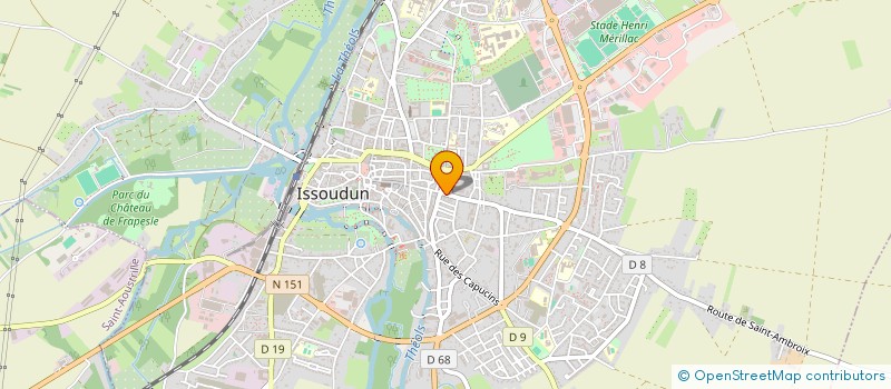 localisation de l'entreprise SCI LES MARRONNIERS à ISSOUDUN