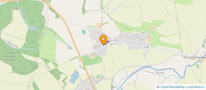 localisation de l'entreprise SCI LES MARRONNIERS  LAQUENEXY