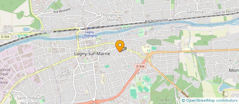 localisation de l'entreprise SCI LES MARRONNIERS à POMPONNE