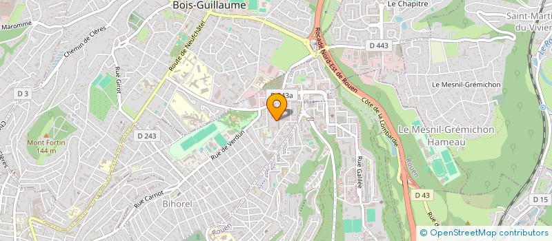 localisation de l'entreprise SCI LES MARRONNIERS  BIHOREL