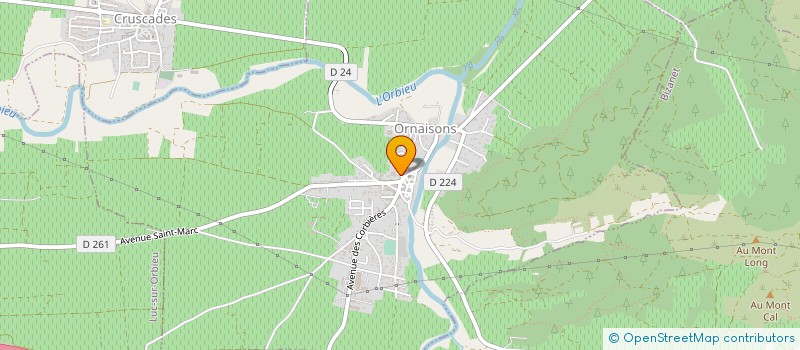 localisation de l'entreprise SCI LES MARRONNIERS  ORNAISONS
