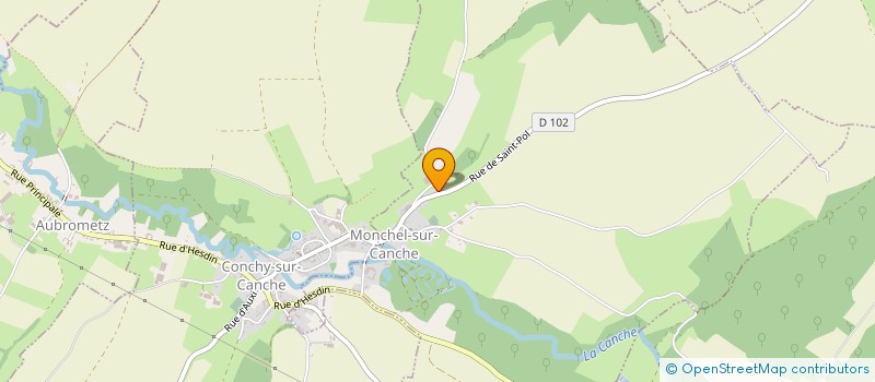 localisation de l'entreprise SCI LES MARRONNIERS  MONCHEL-SUR-CANCHE