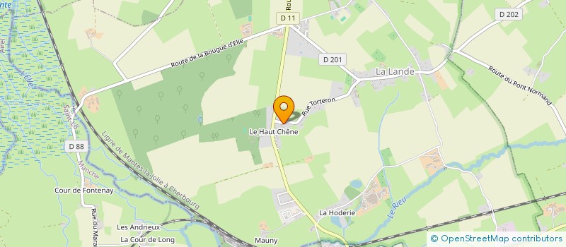 localisation de l'entreprise SCI LES MARRONNIERS  LISON