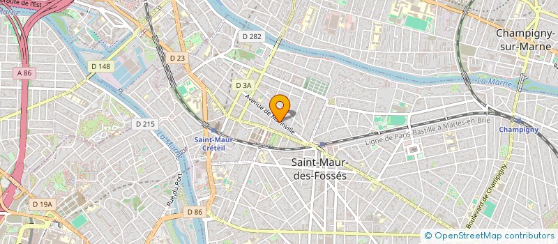 localisation de l'entreprise SCI LES MARRONNIERS à SAINT-MAUR-DES-FOSSES