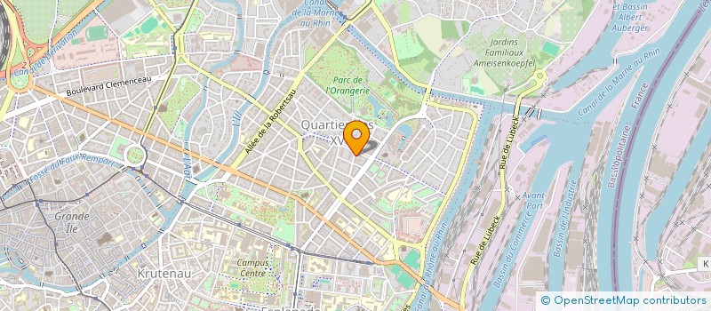 localisation de l'entreprise SCI LES MARRONNIERS  STRASBOURG