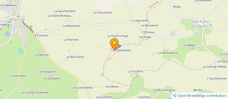 localisation de l'entreprise SCI LES MARRONNIERS  COURCITE