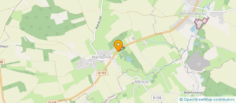 localisation de l'entreprise SCI LES MARRONNIERS  AUDINCTHUN