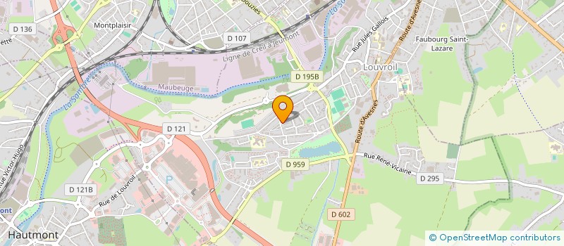 localisation de l'entreprise SCI LES MARRONNIERS  LOUVROIL