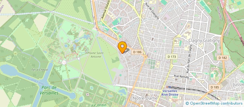 localisation de l'entreprise SCI LES MARRONNIERS à VERSAILLES
