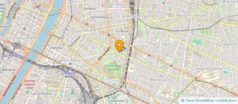 localisation de l'entreprise SCI LES MARRONNIERS  LYON