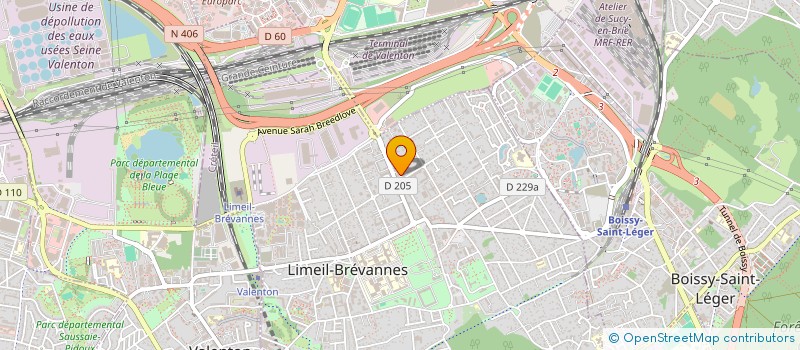 localisation de l'entreprise SCI LES MARRONNIERS BEL AIR à LIMEIL-BREVANNES
