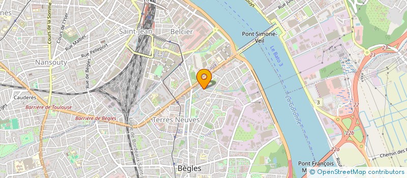 localisation de l'entreprise SCI LES MARRONNIERS DE DORMOY à BEGLES