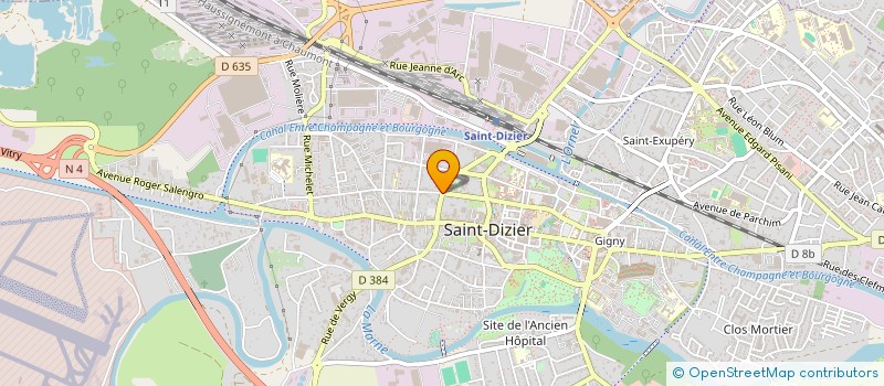 localisation de l'entreprise SCI LES MARSOUINS à SAINT-DIZIER