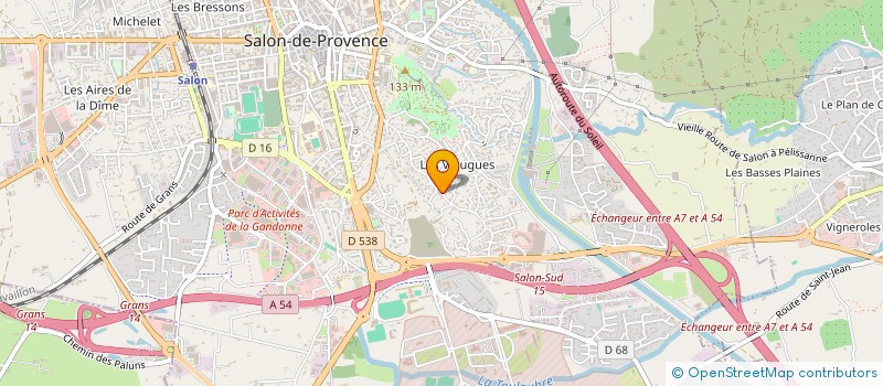 localisation de l'entreprise SCI LES MARTEAUX  SALON-DE-PROVENCE