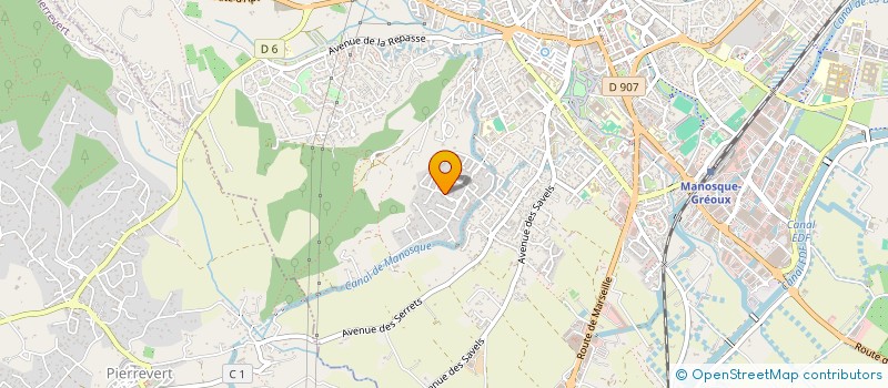 localisation de l'entreprise SCI LES MARTELS à MANOSQUE