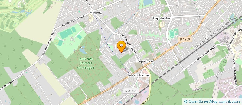 localisation de l'entreprise SCI LES MARTILLES  PESSAC