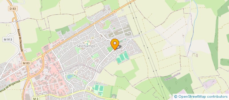 localisation de l'entreprise SCI LES MARTINCHAMPS  SEICHAMPS