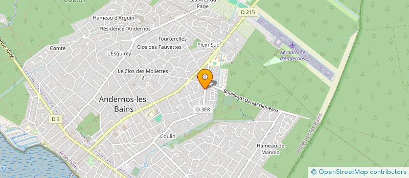 localisation de l'entreprise SCI LES MARTINETS  ANDERNOS-LES-BAINS