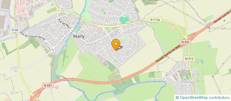 localisation de l'entreprise SCI LES MARTINETS PALMAP à MARLY