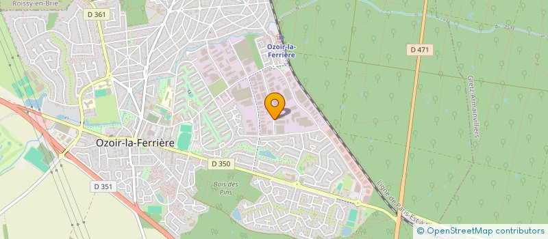 localisation de l'entreprise SCI LES MARTINHO  OZOIR-LA-FERRIERE