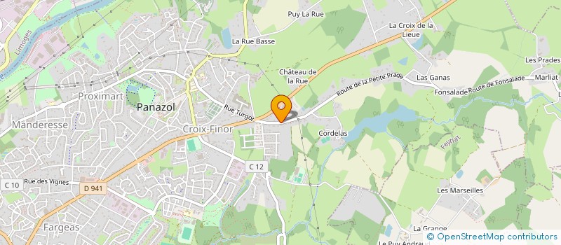 localisation de l'entreprise SCI LES MASSOTTES à PANAZOL