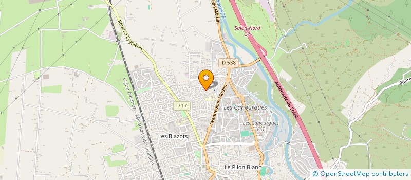 localisation de l'entreprise SCI LES MASSUGUETTES  SALON-DE-PROVENCE