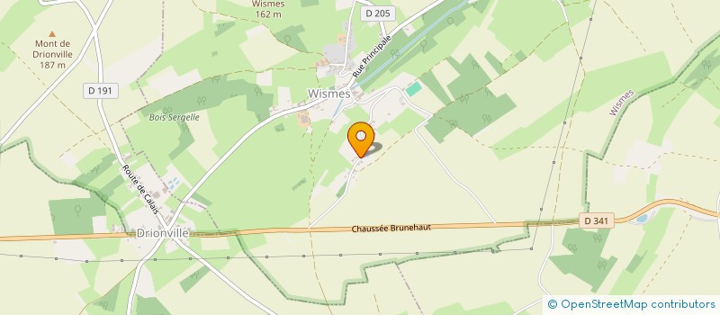 localisation de l'entreprise SCI LES MASURETTES  WISMES