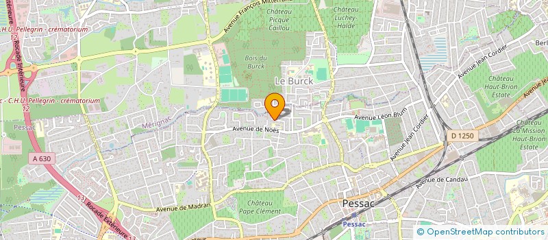 localisation de l'entreprise SCI LES MATHS  PESSAC