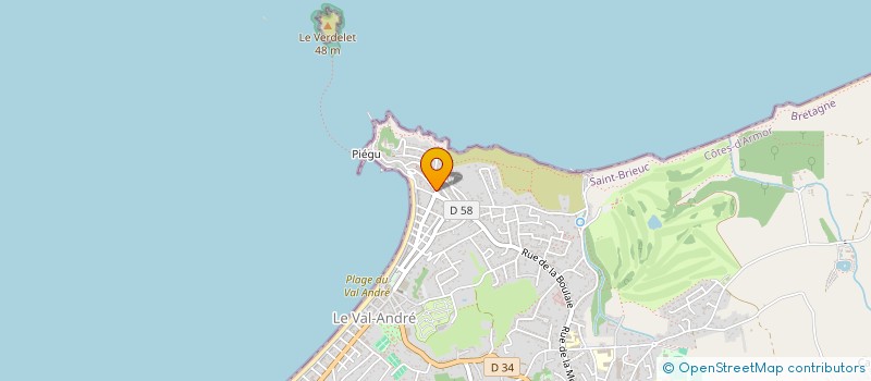 localisation de l'entreprise SCI LES MATINAUX  PLENEUF-VAL-ANDRE