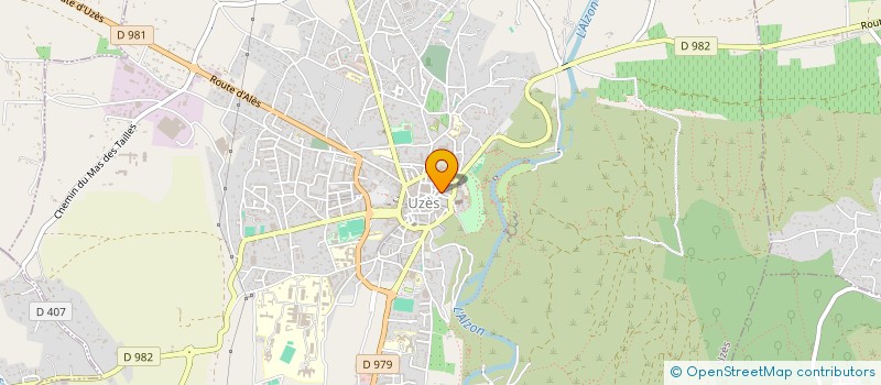 localisation de l'entreprise SCI LES MATINS CALMES  UZES