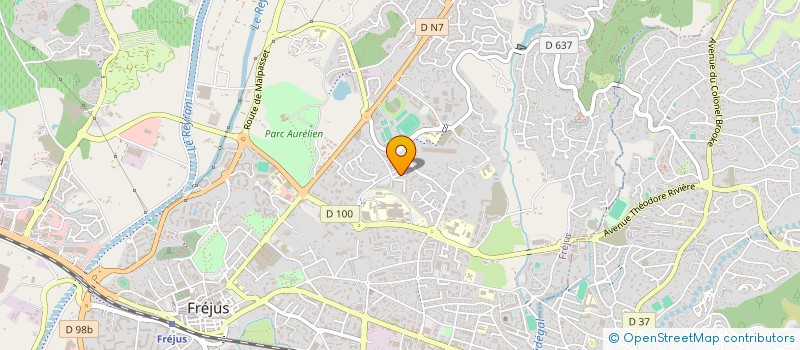 localisation de l'entreprise SCI LES MATOUS à FREJUS