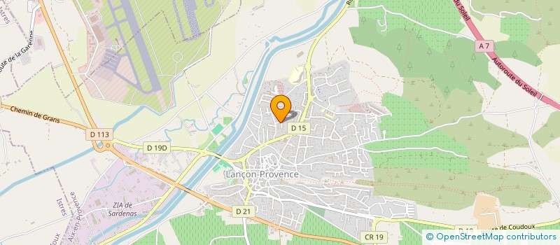 localisation de l'entreprise SCI LES MAURES  LANCON-PROVENCE