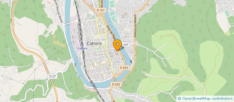 localisation de l'entreprise SCI LES MAURILLOUX  CAHORS