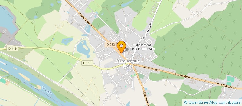 localisation de l'entreprise SCI LES MAUVES à OUZOUER-SUR-LOIRE