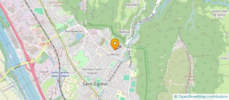 localisation de l'entreprise SCI LES MAUX DES MOTS  SAINT-EGREVE