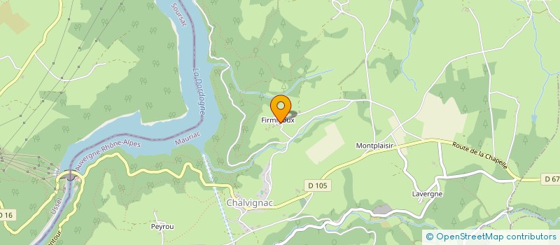 localisation de l'entreprise SCI LES MAZETS à CHALVIGNAC