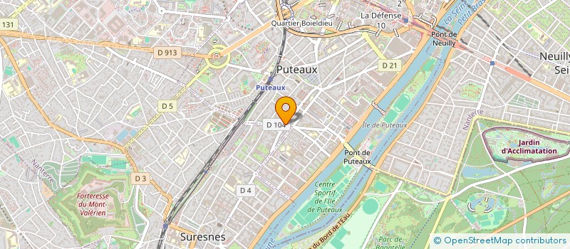 localisation de l'entreprise SCI LES MAZIERES  PUTEAUX