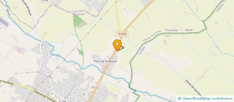 localisation de l'entreprise SCI LES MAZIES  REVEL