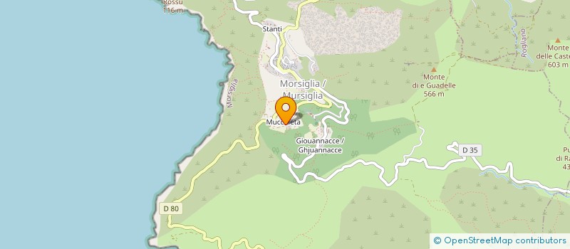 localisation de l'entreprise SCI LES MAZOTTI à MORSIGLIA