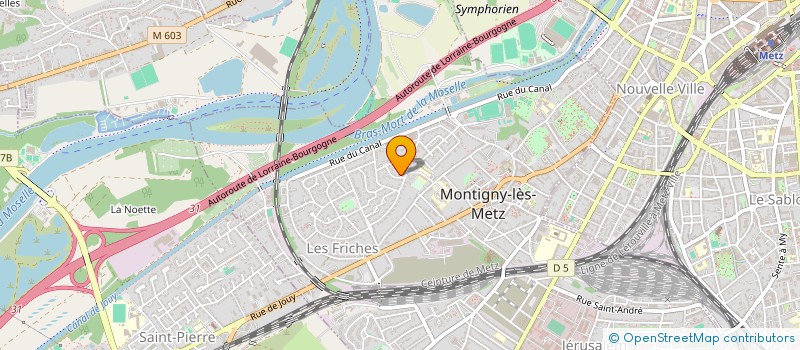localisation de l'entreprise SCI LES MEDIOMATRIQUES à MONTIGNY-LES-METZ