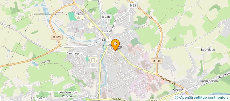 localisation de l'entreprise SCI LES MELANDES  MONTVAL-SUR-LOIR