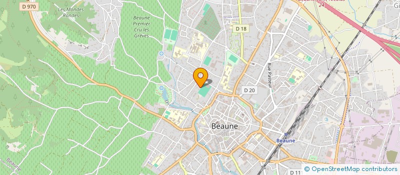 localisation de l'entreprise SCI LES MELEZES à BEAUNE