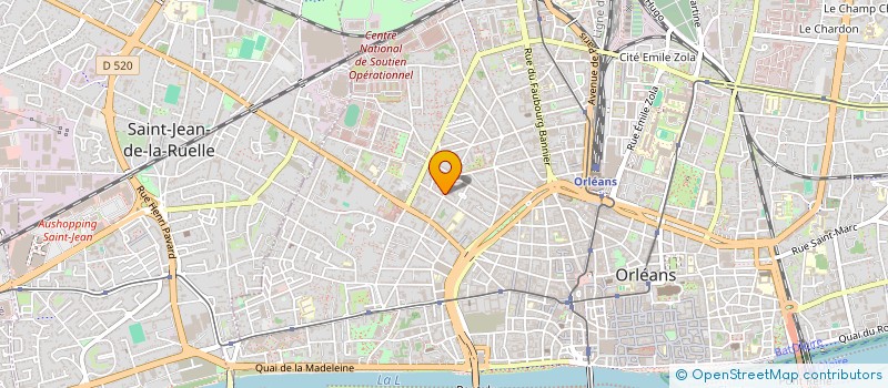 localisation de l'entreprise SCI LES MELEZES à ORLEANS