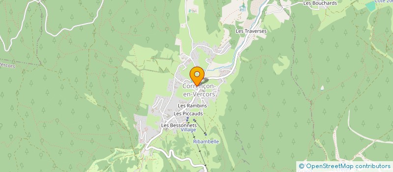 localisation de l'entreprise SCI LES MELEZES  CORRENCON-EN-VERCORS