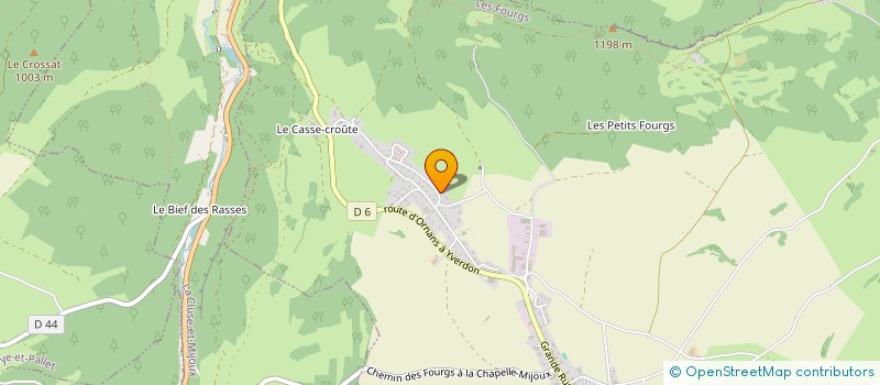 localisation de l'entreprise SCI LES MELEZES  LES FOURGS